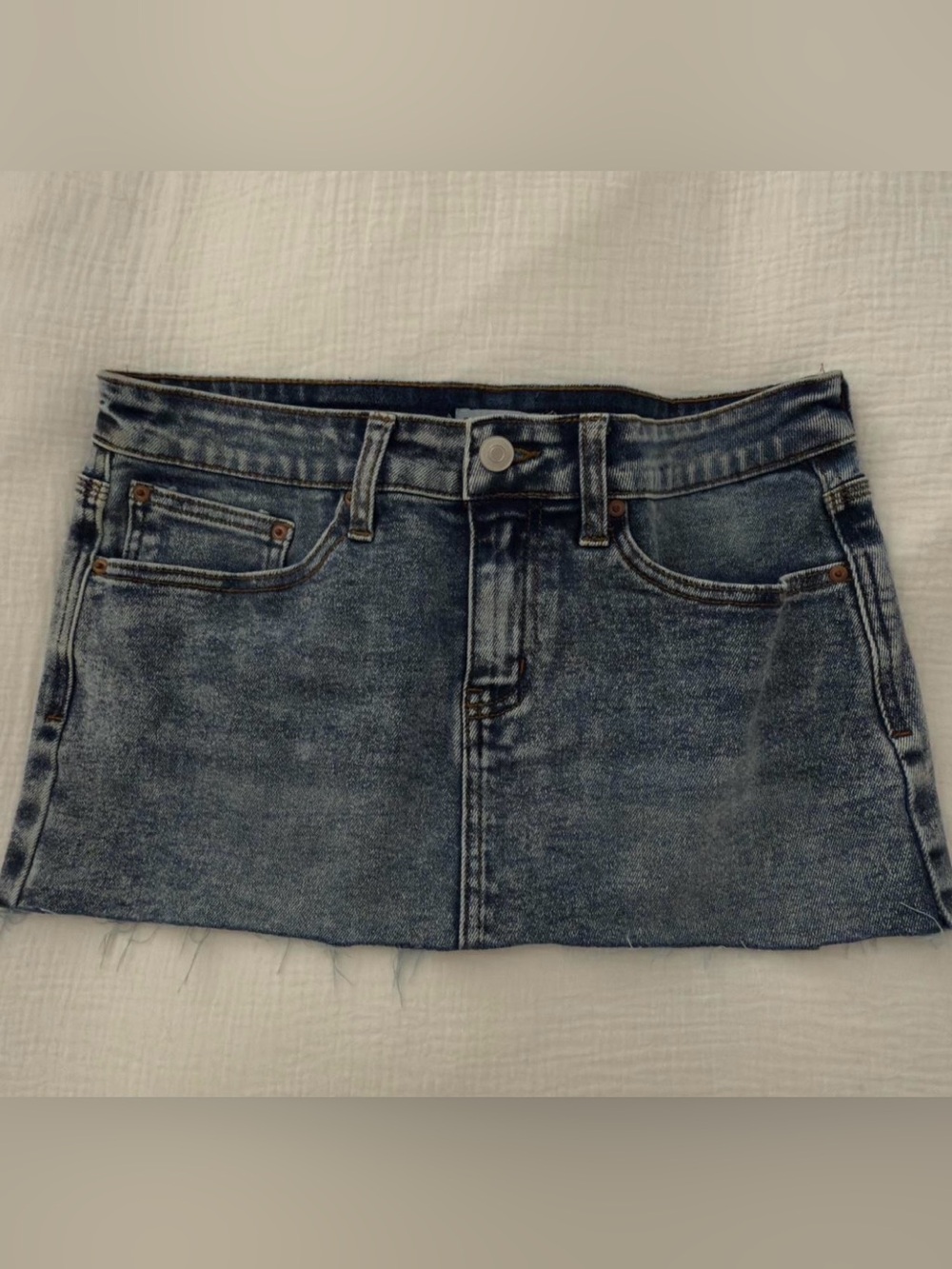 Fashion Nova The OG Denim Micro Mini Skirt - Light Wash